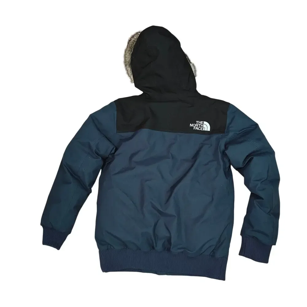 The North Face Mens Blue Black 550 Down/DryVent Gotham Jacket Small